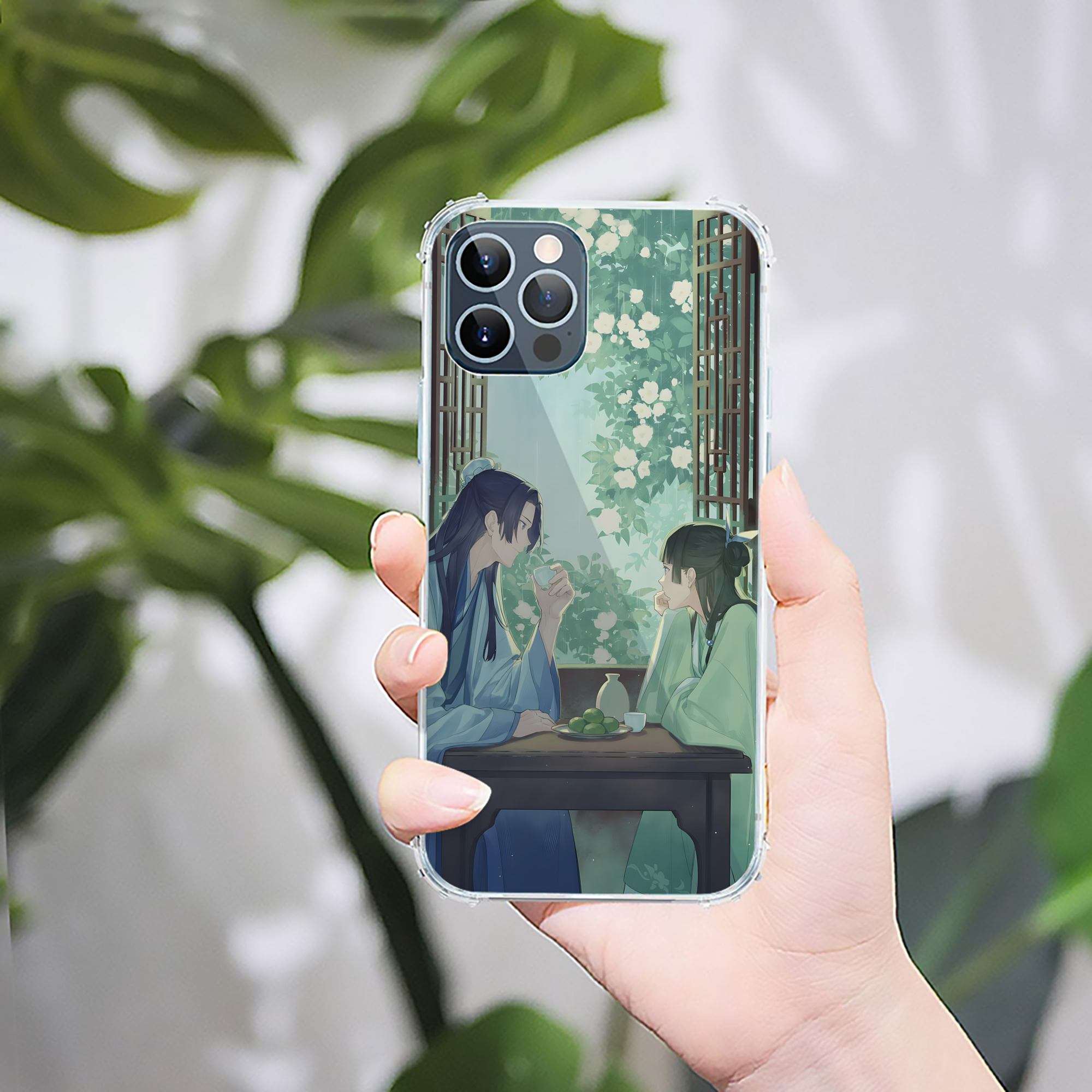 （画像用） 薬屋のひとりごと The Apothecary Diaries 【iPhone 12シリーズ対応】透明スマホケース（クリアソフトケース）